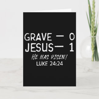 Grave 0 Jesus 1 He Has Risen Jesus Religious Easte Kaart