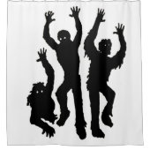 Grave Crawlers Showgordijn Douchegordijn (Voorkant)