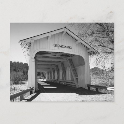 Grave Creek Bridge Briefkaart (Voorkant)