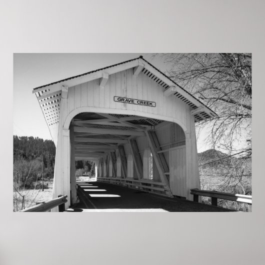 Grave Creek Bridge Poster (Voorkant)