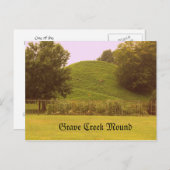 Grave Creek Mound Briefkaart (Voorkant / Achterkant)
