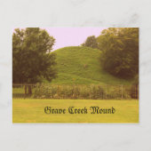 Grave Creek Mound Briefkaart (Voorkant)