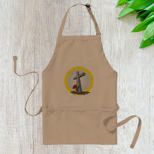 Grave Cross Cemetery Apron Standaard Schort