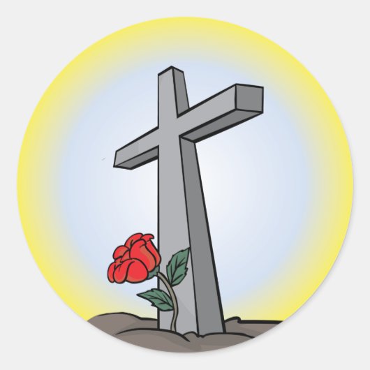 Grave Cross Stickers (Voorkant)