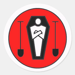 Grave Diggers Union 13 Ronde Sticker