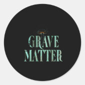 Grave Logo 2 Sticker (Voorkant)
