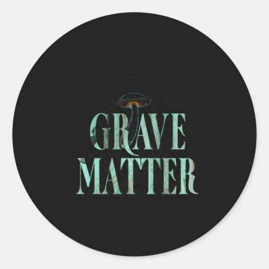 Grave Logo 2 Sticker (Voorkant)