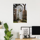 Grave van Johannes Brahms Poster (Thuiskantoor)