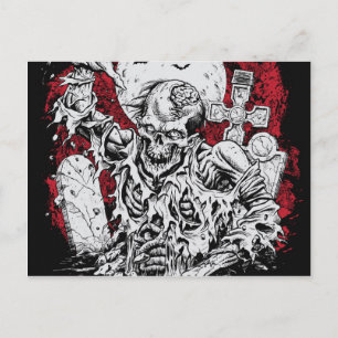 Grave Zombie Briefkaart