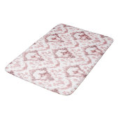 Graved Floral Toile w/Windmill & Boats-roze Badmat (Gekanteld)