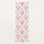 Graved Floral Toile w/Windmill & Boats-roze Yogamat (Voorkant)