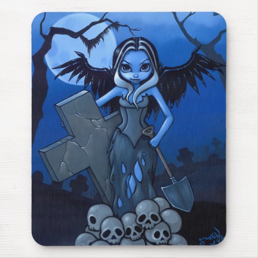 "Gravedigger" Mousepad Muismat (Voorkant)