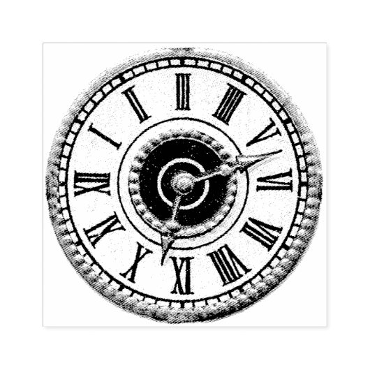  graveerklok rubberstempel (Afrduk)