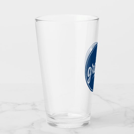 Gravel Fietsen Blauw Logo Glas (Rechts)