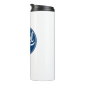 Gravel Fietsen Blauw Logo Thermosbeker (Geroteerd rechts)