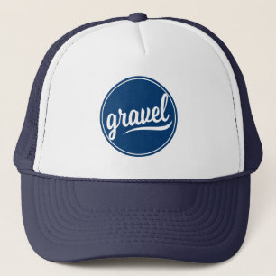 Gravel Fietsen Blauw Logo Trucker Pet