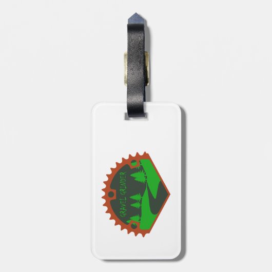 Gravel Grinder Bagagelabel (Achterkant verticaal)