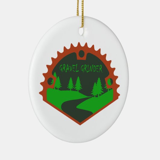 Gravel Grinder Keramisch Ornament (Rechts)
