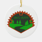 Gravel Grinder Keramisch Ornament (Voorkant)
