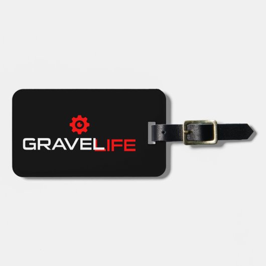 Gravel Leven Fietsen Bagagelabel (Voorkant horizontaal)