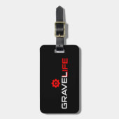 Gravel Leven Fietsen Bagagelabel (Voorkant verticaal)