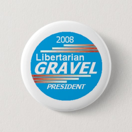 GRAVEL Libertarian Button (Voorkant)