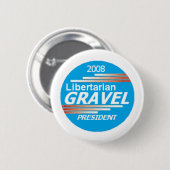 GRAVEL Libertarian Button (Voorkant /achterkant)