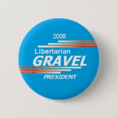 GRAVEL Libertarian Button (Voorkant)