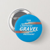 GRAVEL Libertarian Button (Voorkant /achterkant)