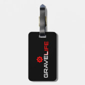 Gravel Life Cycling Bagagelabel (Achterkant verticaal)