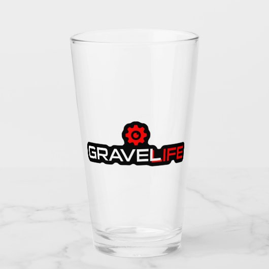 Gravel Life Cycling Glas (Voorkant)
