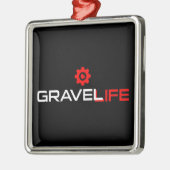 Gravel Life Cycling Metalen Ornament (Links)