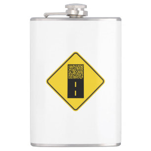 Gravel Road Sign Heupfles