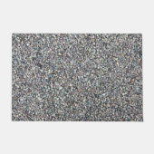 Gravel rotsen textuur patroon foto ingang deurmat (Voorkant)