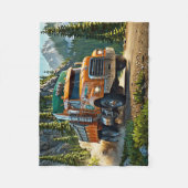 Gravel vervoeren - Trucker Fleece Deken (Voorkant)