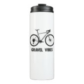 Gravel Vibes Fietsen Thermosbeker (Voorkant)