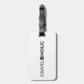 Gravelaholic grindfietsen bagagelabel (Achterkant verticaal)