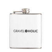 Gravelaholic grindfietsen heupfles (Voorkant)