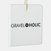Gravelaholic grindfietsen keramisch ornament (Rechts)
