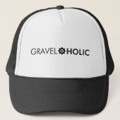 Gravelaholic grindfietsen trucker pet (Voorkant)
