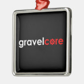 Gravelcore Grindelfiets Metalen Ornament (Links)