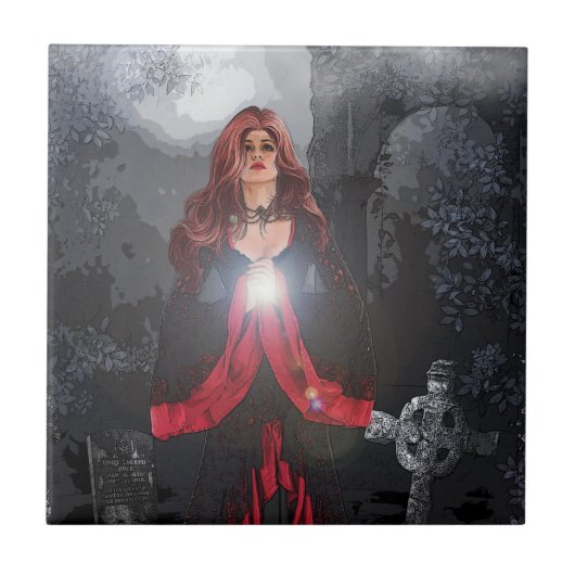 Gravelight Enchantress Tegeltje (Voorkant)