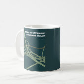 Gravelly Hill Interchange, Birmingham, Engeland Koffiemok (Voorkant links)