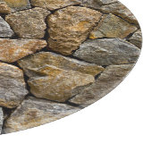 Gravelstenen muur: decoratief ontwerp snijplank (Hoek)