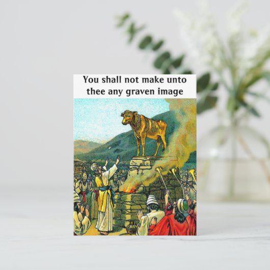 Graven Afbeelding Briefkaart (Staand voorkant)