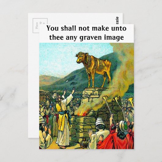 Graven Afbeelding Briefkaart (Voorkant / Achterkant)