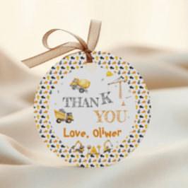 Graven Leuke Bouw Verjaardagsfeest Dank u Bedankjes Labels