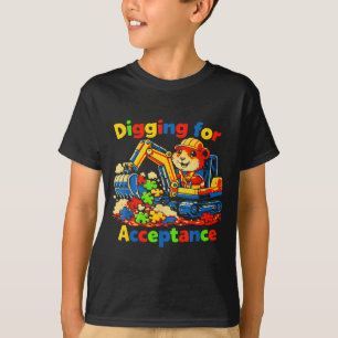 Graven naar acceptatie autisme bewustzijn schattig t-shirt