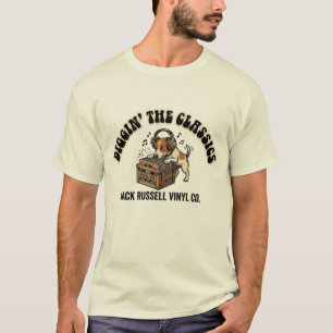 Graven naar de Klassiekers - Jack Russell Vinyl Co T-shirt