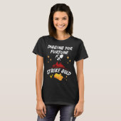Graven naar Fortune Strike Goud T-shirt (Voorkant volledig)